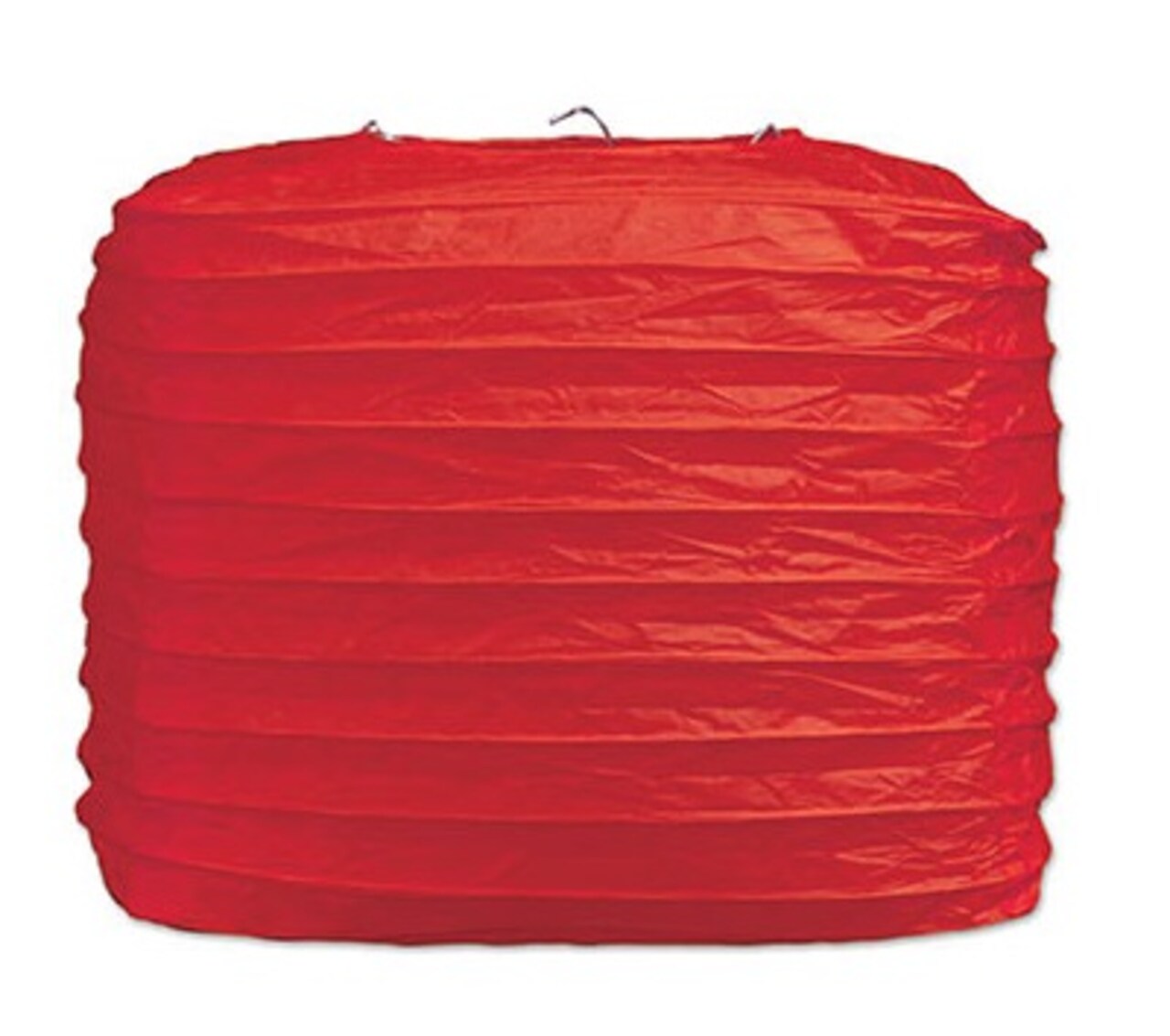 Beistle Club Pack of 24 Red Square Paper Lantern Hanging Party Decorations 8"